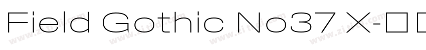 Field Gothic No37 X字体转换